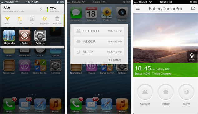 Battery Doctor Pro Cydia Tweak