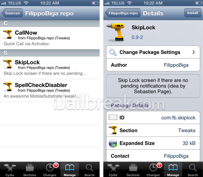 SkipLock Cydia Tweak iJailbreak