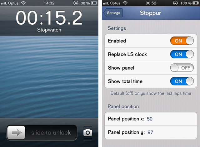 Stoppur-Cydia-Tweak