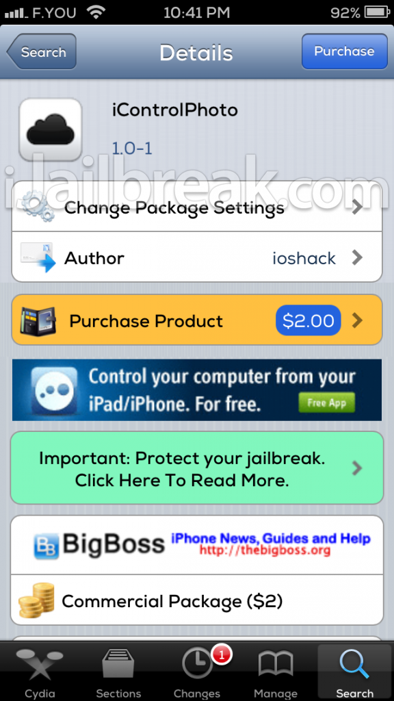 iControlPhoto Cydia Tweak iJailbreak