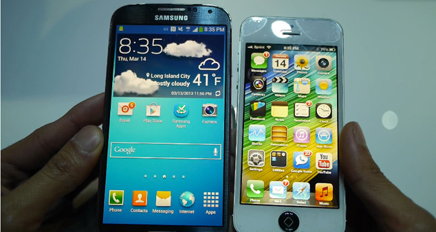 iPhone 5 Vs Galaxy S IV