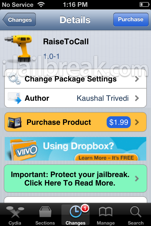 raisetocall cyida tweak ijailbreak