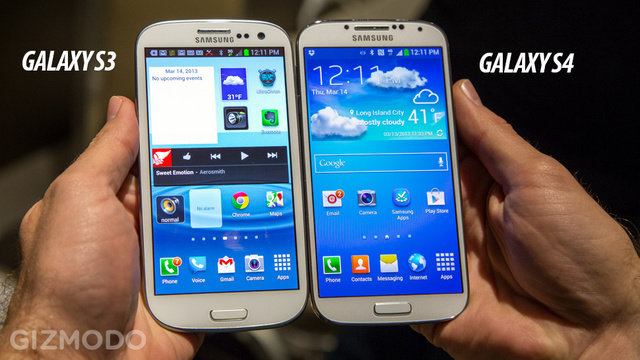 Galaxy S III vs Galaxy S IV