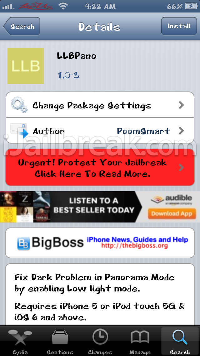 LLBPano Cydia Tweak iJailbreak