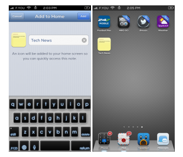 NotesTweak Cydia Tweak Options iJailbreak