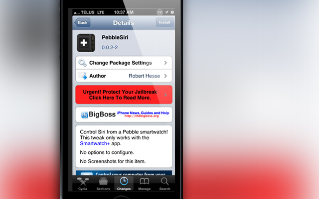 PebbleSiri-Cydia-Tweak