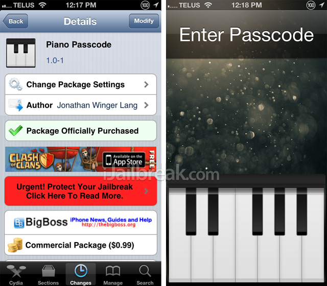 Piano-Passcode