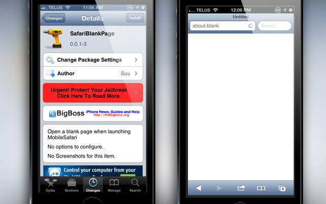 Safari-Blank-Page-Cydia-Tweak