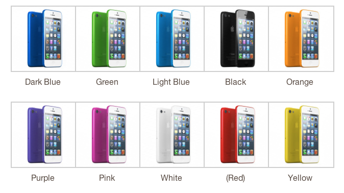 Entry-Level iPhone To Come In 9 Different Colors 