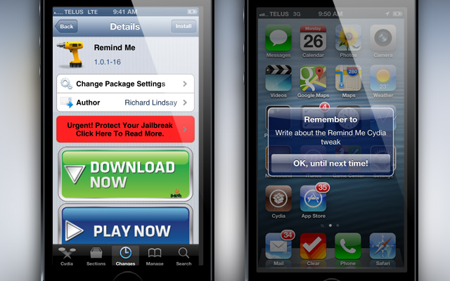 Remind-Me-Cydia-Tweak