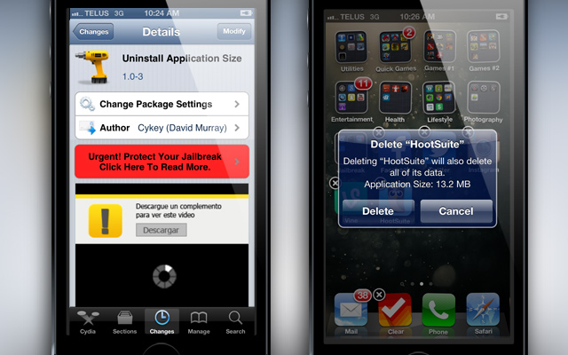 Uninstall-Application-Size-Cydia-Tweak