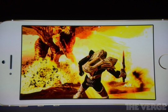 Infinity Blade III on iPhone 5S