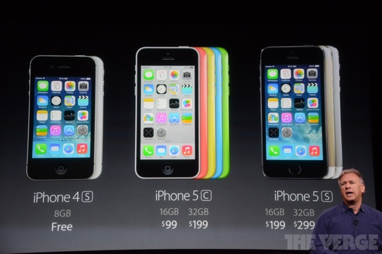 iPhone 4S vs iPhone 5C vs iPhone 5S