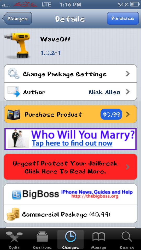 WaveOff Cydia Tweak iJailbreak