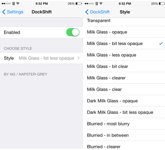 DockShift Cydia Tweak Settings-ijailbreak