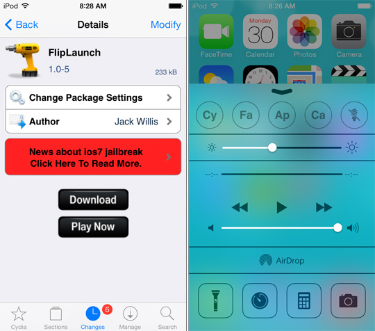 FlipLaunch-Cydia-Tweak