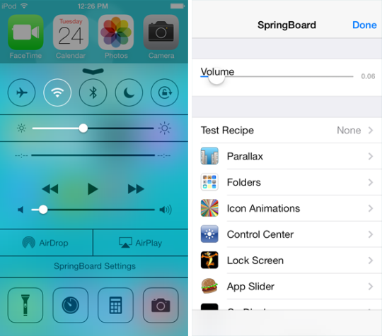 HiddenSettings7 Cydia Tweak