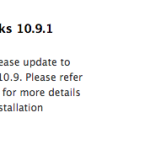 OS X 10.9.1
