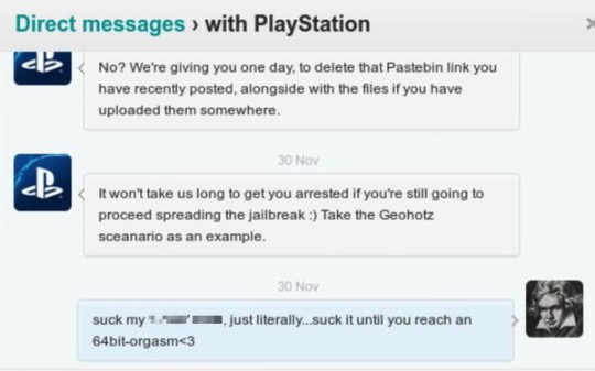 Sony PlayStation Tweet On PS4 Jailbreak