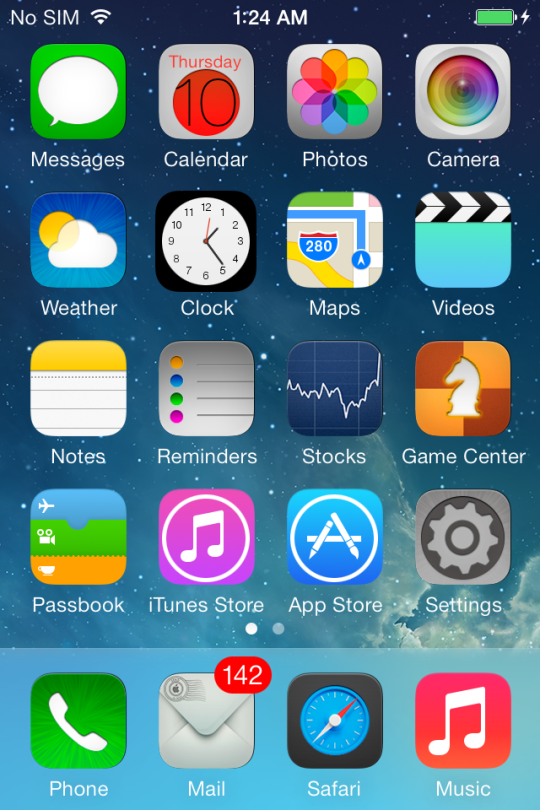 iOS 7 WinterBoard Screenshot