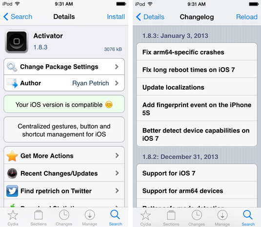 Activator-Cydia-Tweak