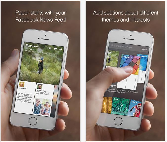Paper–Facebook-App