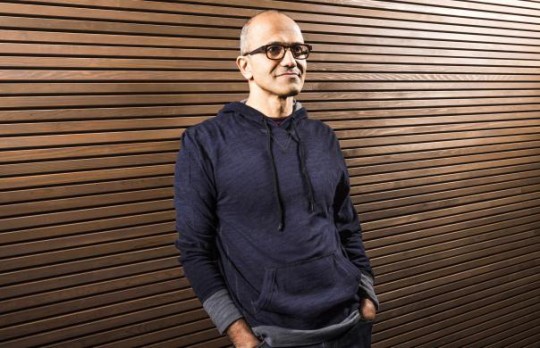 Satya Nadella, executive vice president of Microsoft’s Cloud and Enterprise group, is seen in this undated Microsoft handout photograph