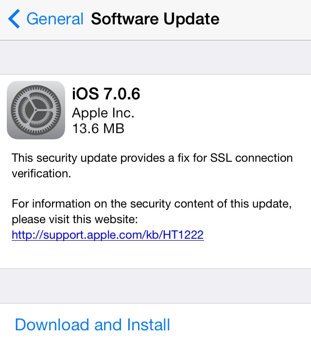 Download iOS 7.0.6 Firmware