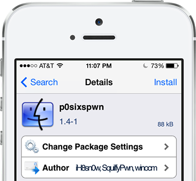 p0sixspwn 1.4 Cydia Tweak