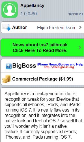 Appellancy Cydia Tweak