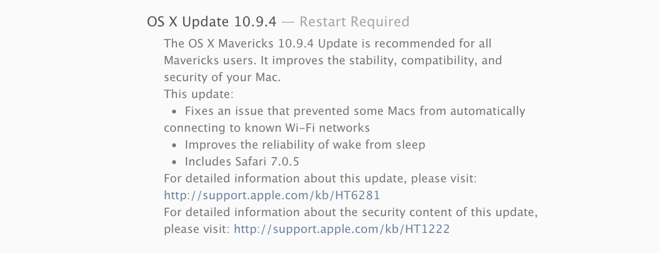 os x 10.9.4-update