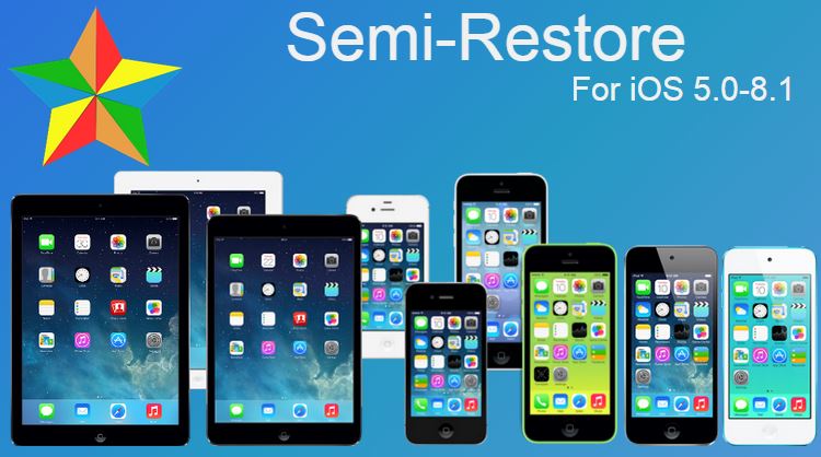 Semi-Restore for iOS 5.0-8.1