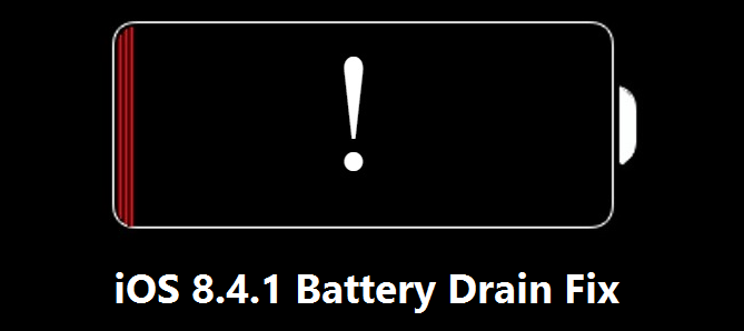 How To Fix Battery Drain Issues In iOS 8.4.1