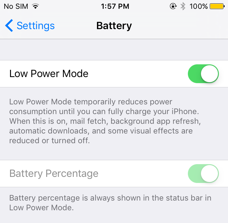 Low-Power-Mode