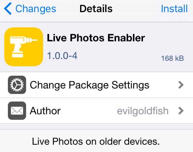 live photos enabler