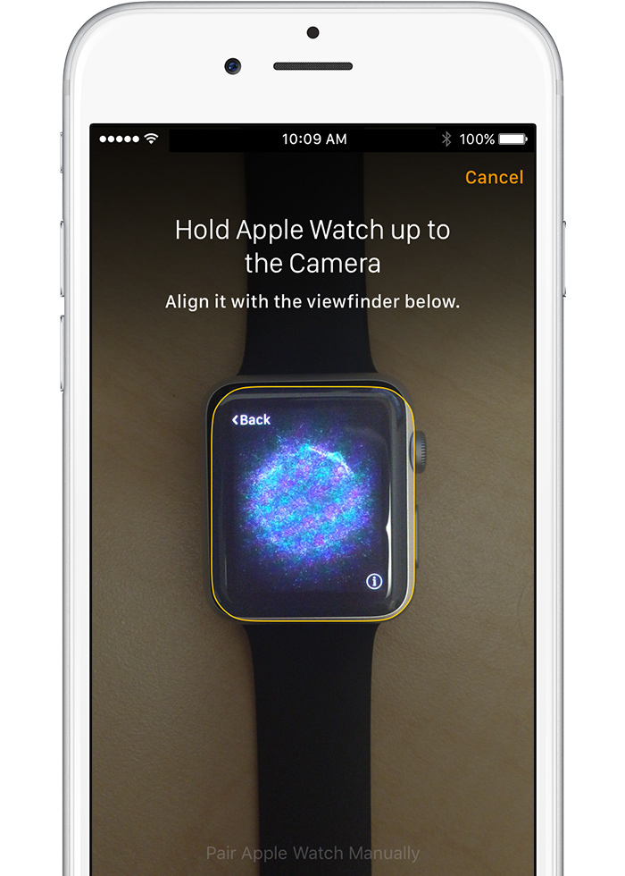 Where is the viewfinder on apple watch clearance