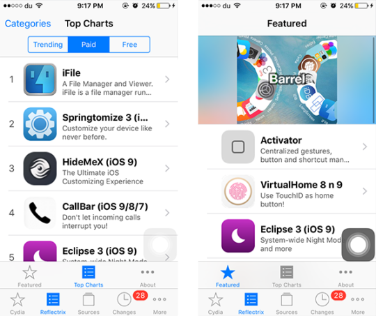 Reflectrix â€“ The Cydia We All Want? [Cydia Tweak]