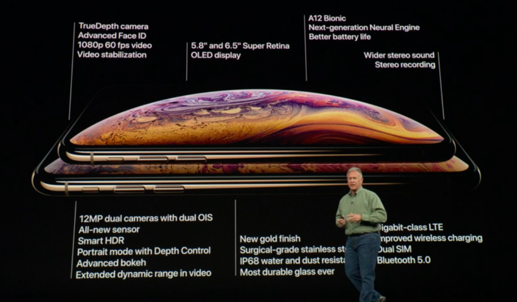 Apple iPhone Xs, iPhone Xs Max, and iPhone Xr Announced