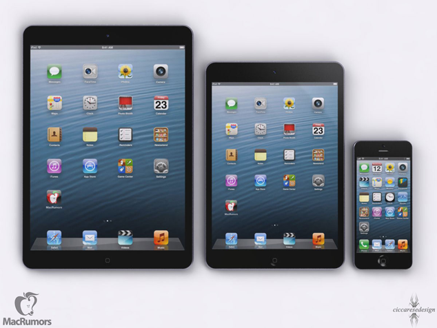 5th Generation iPad Rendering