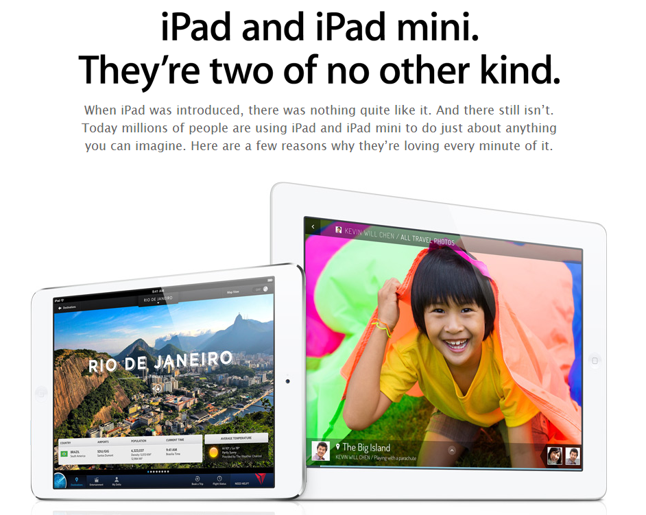 As Part Of A New Web Campaign, Apple Launches The 'Why iPad' Page 