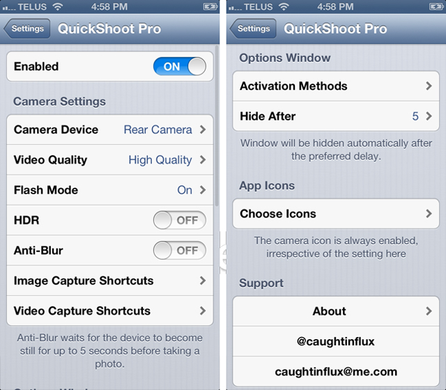 QuickShoot-Pro-Cydia-Tweak