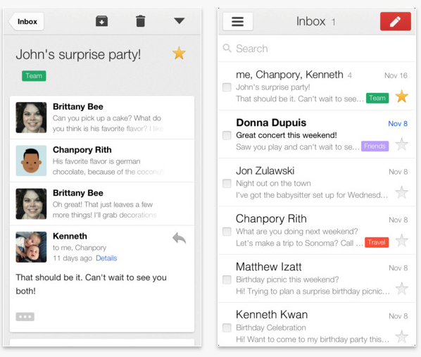 gmail 2.2.7182 for iOS